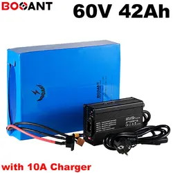 Мощный 5000 W 40Ah 60 V электрический велосипед батарея для samsung 35E 18650 ячейка 16 S 60 V 3000 W литиевая батарея для электровелосипеда с 10А зарядным