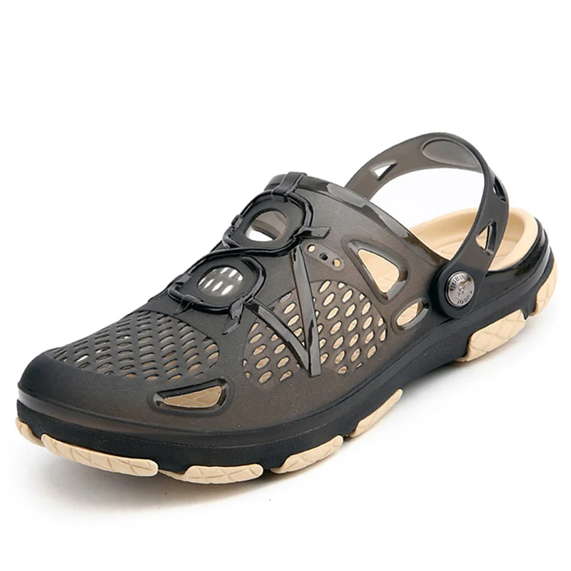 

PJCMG Men Sandals Summer Flip Flops Slippers Men Outdoor Beach Casual Shoes Cheap Male Sandals Water Shoes Sandalia Masculina
