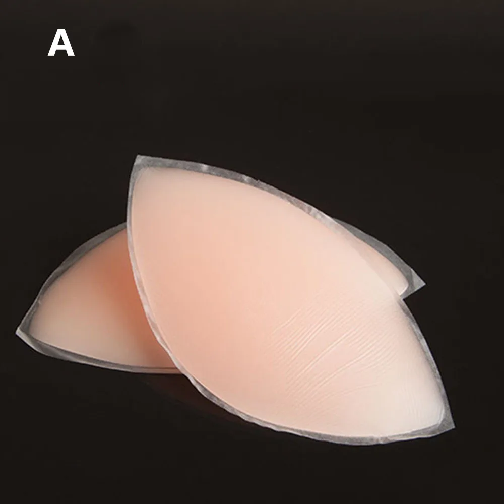 Женский силиконовый сексуальный бюстгальтер, гелевые невидимые вставки, прокладки для груди, пуш-ап бюстгальтер, вставки для увеличения груди, вставки для платья, бикини, купальник - Цвет: A