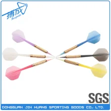 Дешевый медный дротик с 1/4 мягким наконечником для игры дартс; 18 шт./упак