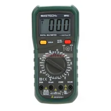 MY61 DMM Цифровой мультиметр AC/DC Амперметр Вольтметр Омметр Профессиональный w/емкость и hFE Тест-тестовые приборы метров