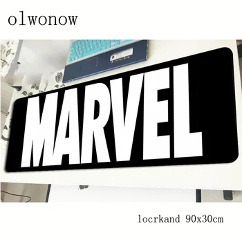 

Marvel Comics logo mouse pad 900x300x3mm mousepads best gaming mousepad gamer Indie Pop personalized mouse pads keyboard pad