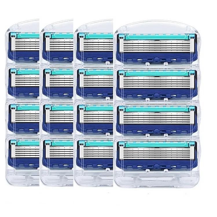 

Men Razor Blades High Quality Shaving Cassettes Facial Care Men Shaving Blades Compatible with Gillettee Fusione