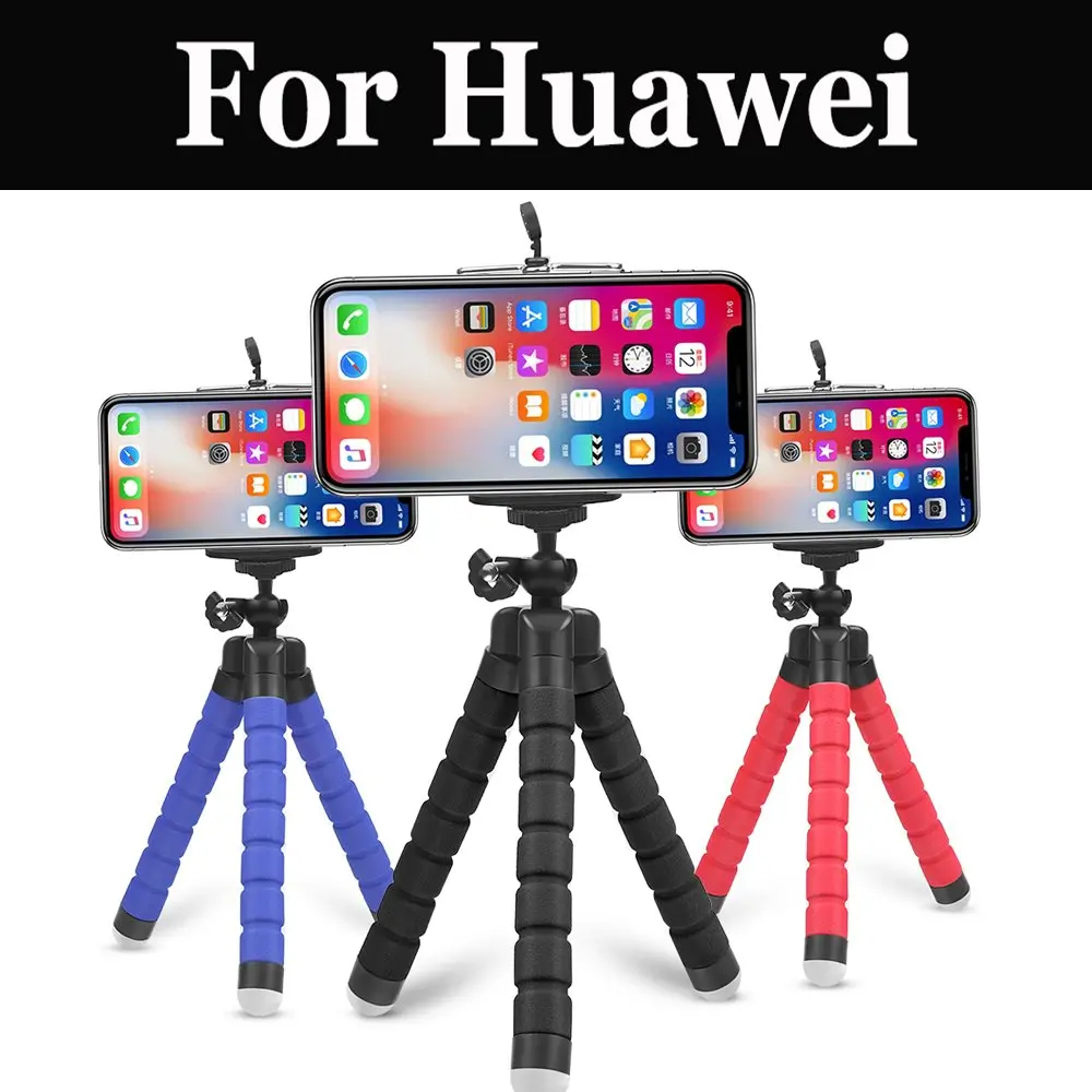 

New Flexible Sponge Octopus Tripod Holder Bracket For Huawei Honor 10 7a Play 7a Pro 7c Pro 8x 10 Lite 8c 7c 7a Magic 2 View 20