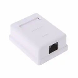 Cat5e RJ45 настенный блок сопряжения адаптер 8P8C HM-HB01 модель utp-неэкранированная один Порты и разъёмы Desktop крепление коробки C26