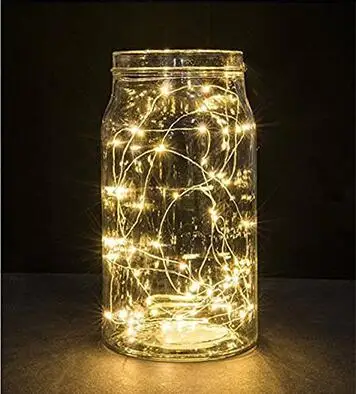 

2 meter 20 LED silver Wire Christmas String Light Neon Starry Strings Light Wedding Party Decoration Fairy Garland Lights