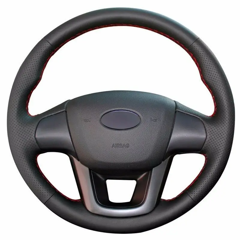 

Кожаный чехол на руль для Kia K2 Rio 2011-2013