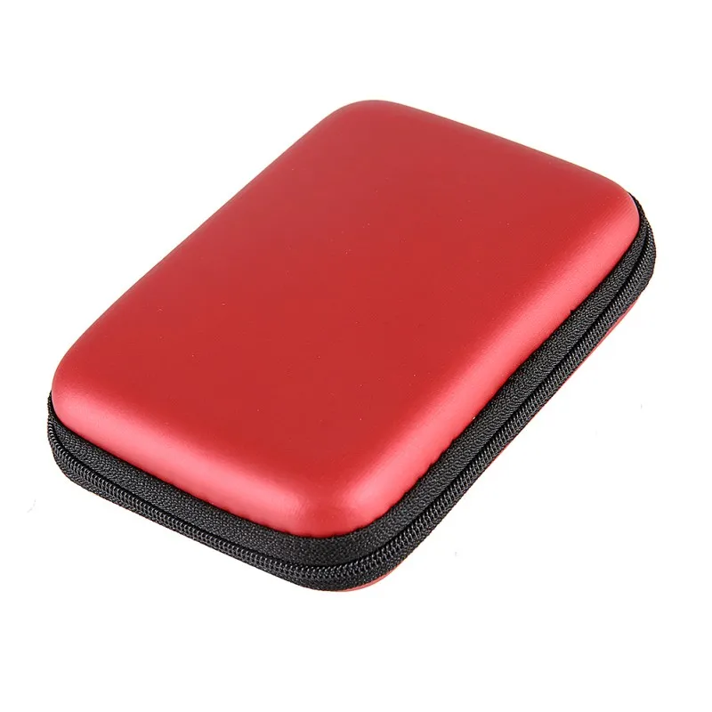 Эдаль Красный Жесткий диск нейлоновый чехол сумка отсеки Чехол для 2," HDD жесткий диск защитный внешний