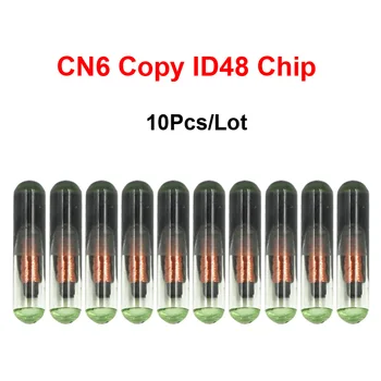 

10Pcs/Lot CN6 Copy ID48 ID 48 Chip Transponder Glass Chip Blank Cloner Chip Car Key Chip for CN900/ND900 MINI Key Programmer