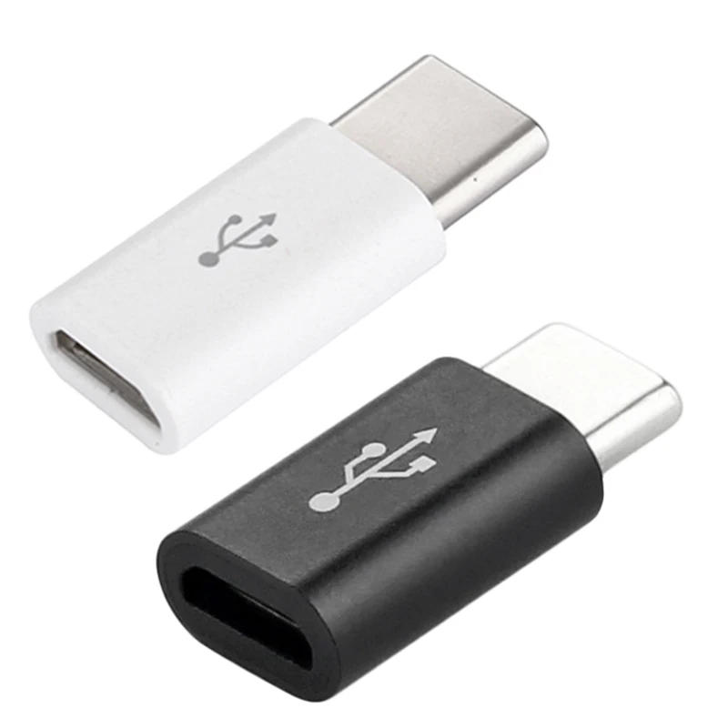 

5 PCS Exquisite Small Micro To USB-C Type-C USB 3.1 Data Charging Adapter Convenient General For Smart Product 2 Colors