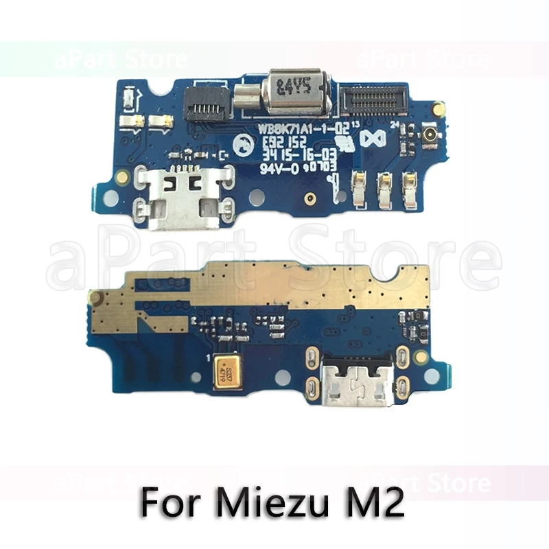 USB Charging Port Charger Dock Connector Flex Cable For Meizu M1 M2 M3 M3s M5 M5s M6 Note Mini U10 U20 Original Phone Parts - Цвет: M2