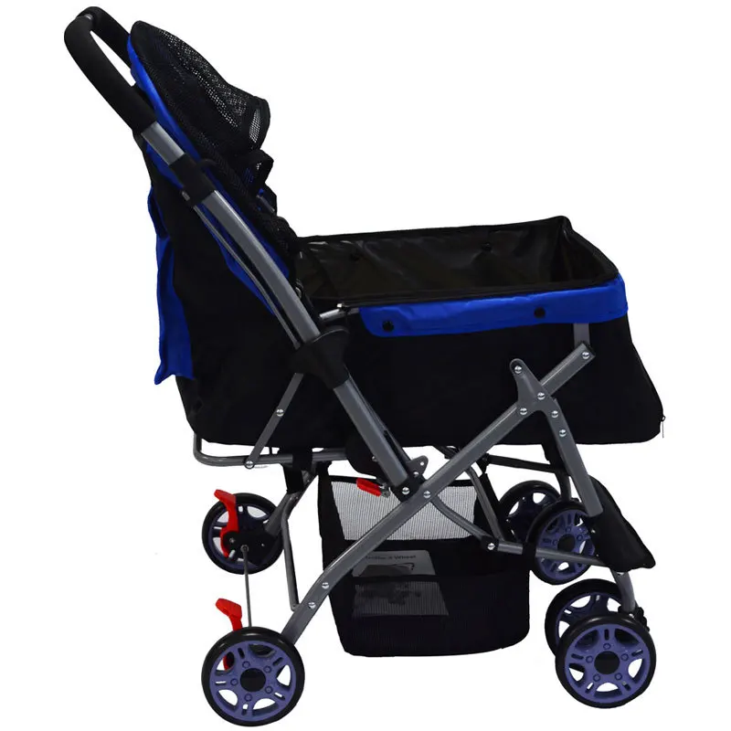 

Folding 30kg Dog/Cat Carrier Pet Buggy Stroller Bag/Carriage House Outdoor Dog Walking/Shopping/Trip Kennel Pram