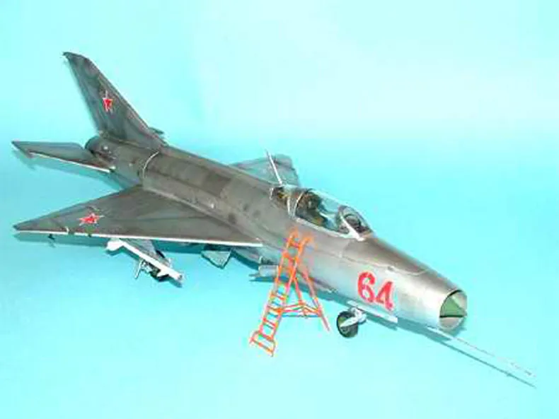 Сборная модель труба ручная модель 1/32 MIG-21 F-13 самолет игрушки