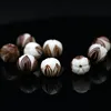 10pcs/lot Craftwork Carved Bodhi Root Lotus Beads Decoration Bracelets Natural Wooden Charm Spacer Beads DIY Jewelry Findings ► Photo 1/5