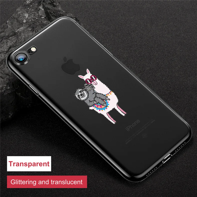 Силиконовые чехлы из ТПУ для iphone 6, 6 S, 7, 8 Plus, 5, 5S, SE, конфетная мягкая задняя крышка для iphone X, XR, XS MAX - Цвет: transparent