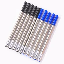 5 шт. черный стержень для шариковой ручки+ 5 шт. синие шариковые точки Сменные стержни для ручек 0,7 мм