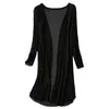 2018 Summer New Cardigan Loose Women Long Blouses Tops Plus Size Chiffon Beach Shirts Sunscreen Clothing Clothes Blusas WZ199 2