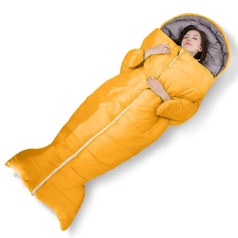 Wnnide Sleeping Bag 4 Season Lightweight Comfort with Compression Sack