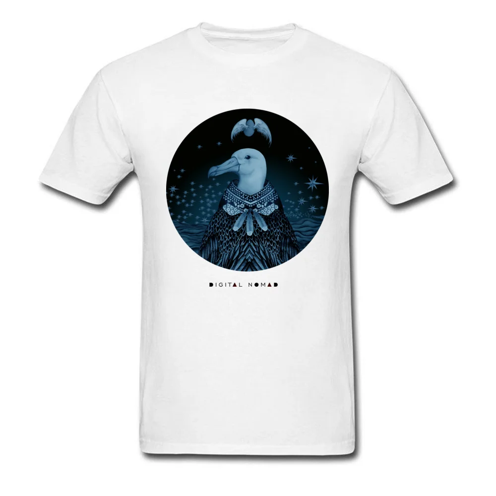 Men 2018 Discount Tops Shirt Crew Neck Summer/Fall Pure Cotton T-shirts Printed On Short Sleeve Albaeggdigital Nomad T Shirts Albaeggdigital Nomad white