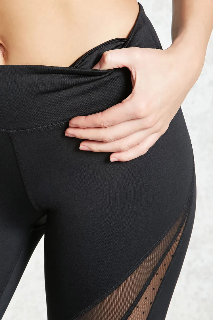 Штаны для йоги женские леггинсы для фитнеса сетчатые лоскутные леггинсы с эффектом пуш-ап спортивные колготки спортивная одежда леггинсы для бега
