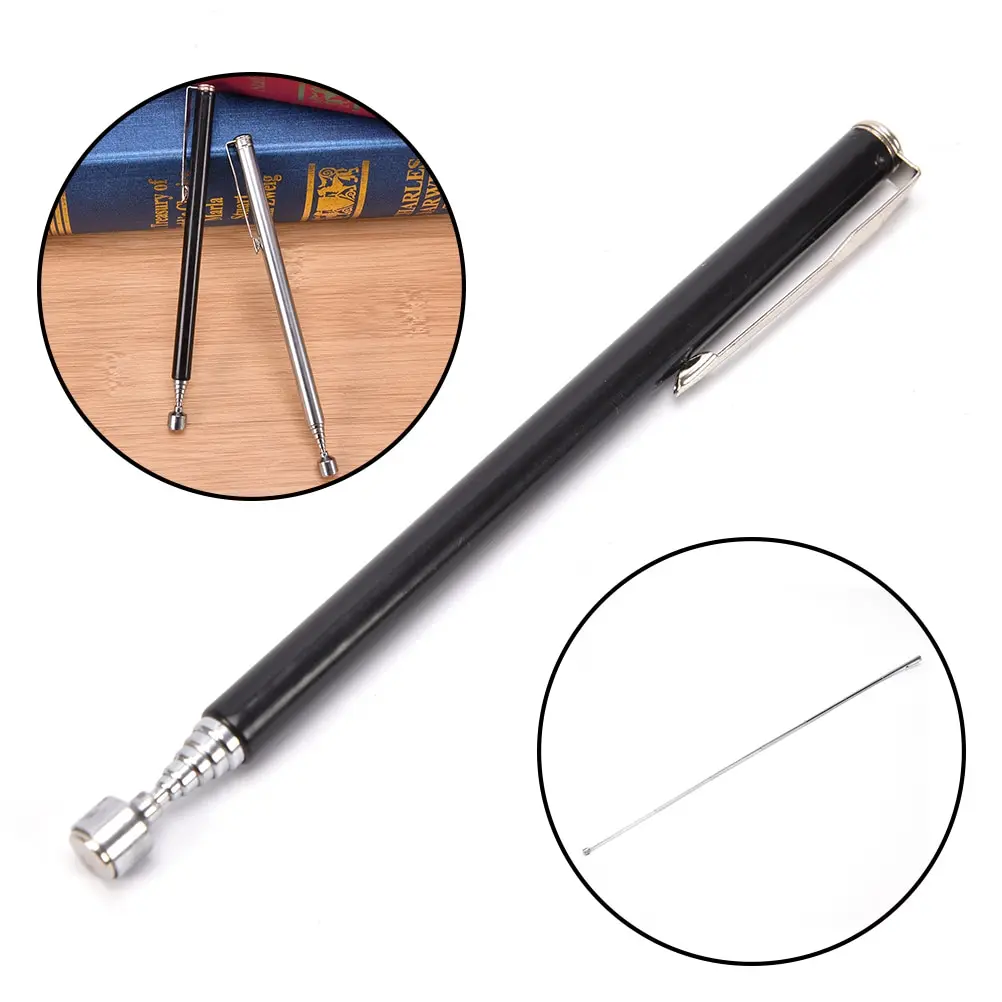 1PCS Magnetic Tele scopic Magnet Magnetic Rod Grip Pick-up Without LED Tool Parts 2 Colors