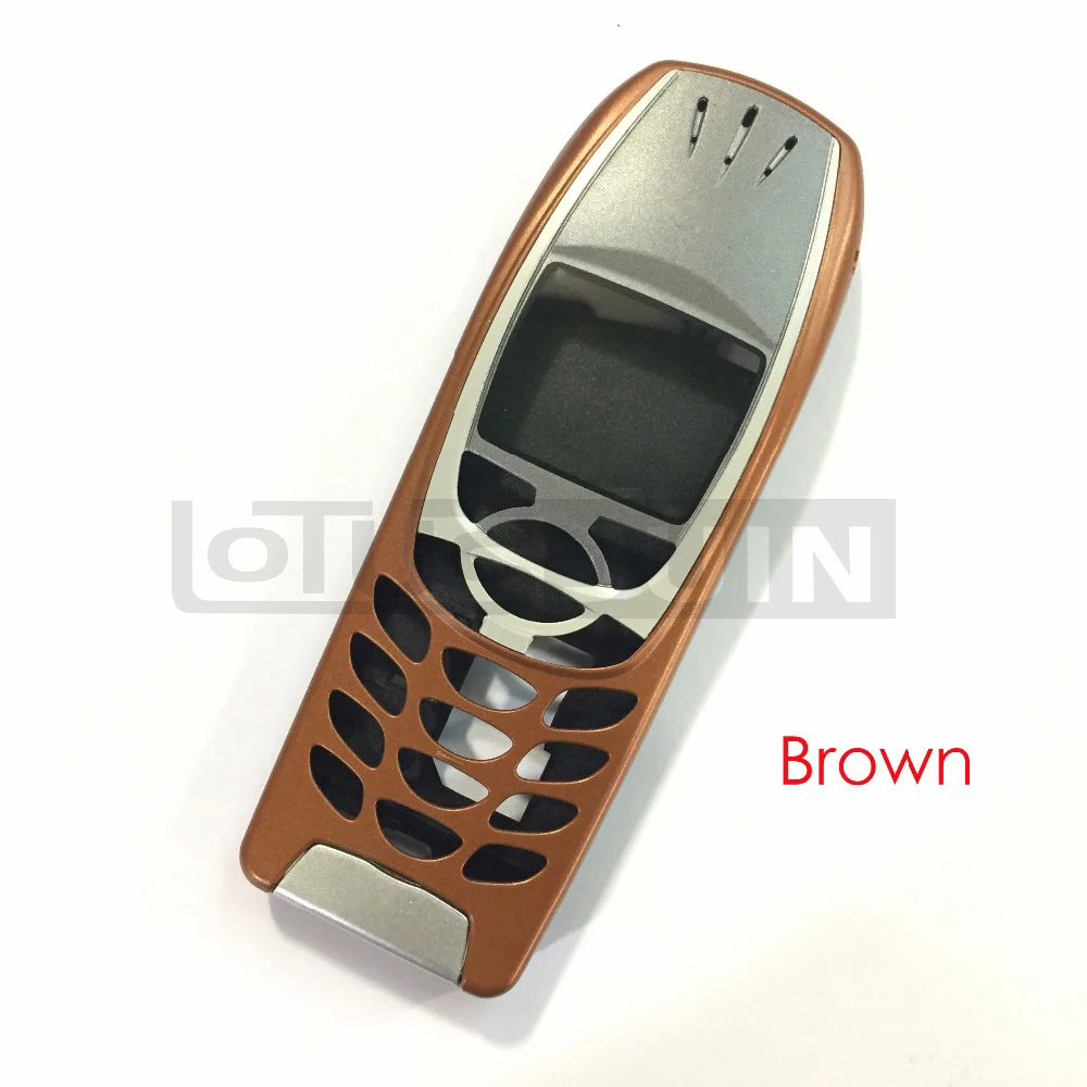 10 шт. полный мобильный телефон Корпус чехол для Nokia 6310, черный/золото/серебро/коричневый