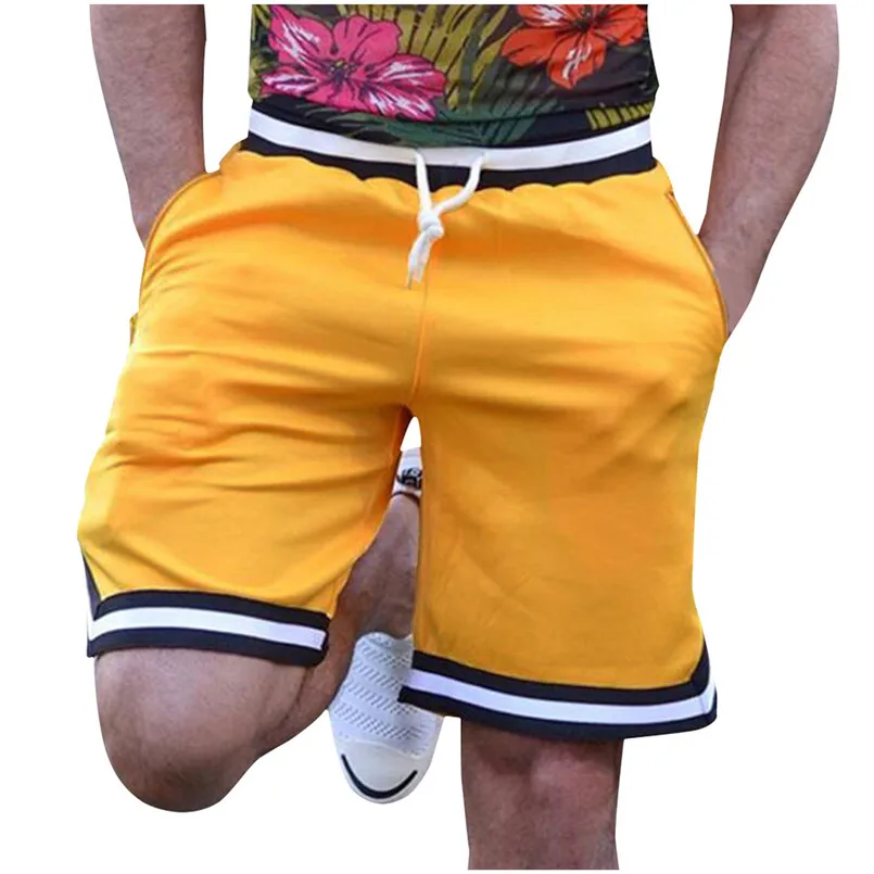 

Men's Summer New Style Casual Loose-fitting Striped Beach Trousers Shorts Trunks Board Short Drawstring M-3XL 40LY04