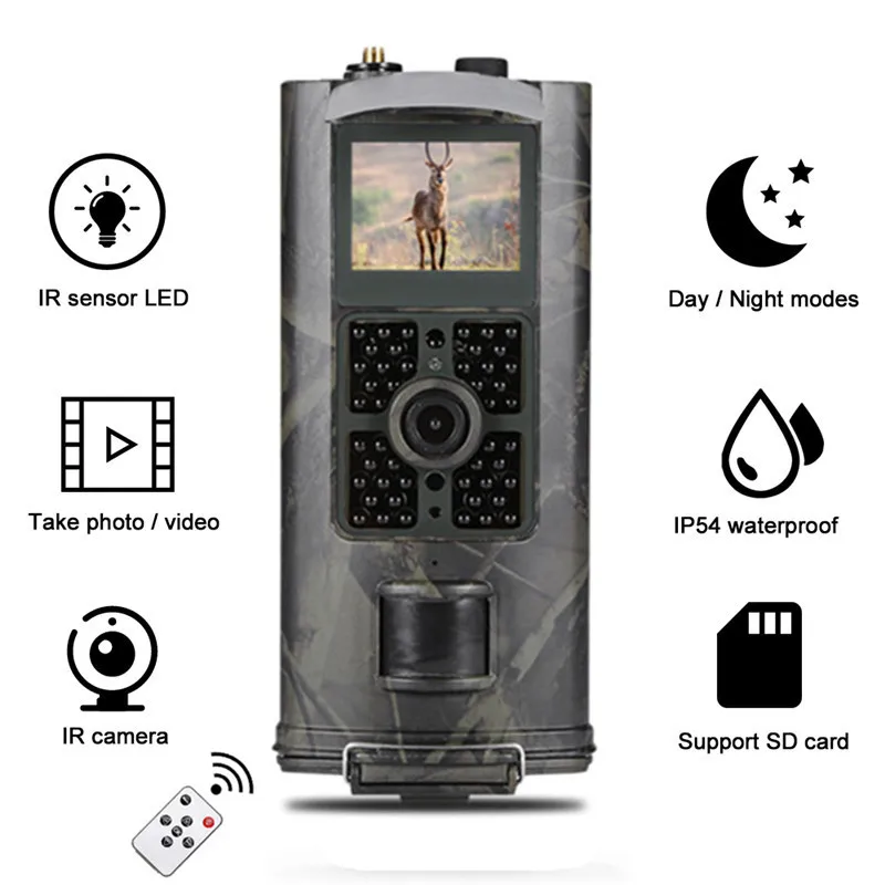 Камера для охоты 940nm 16 МП HC700G 3G GPRS MMS SMTP SMS 1080 P ночное видение водонепроницаемая