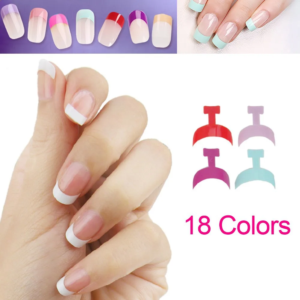 Half False Nail Art Painting Nail Tips Clear Nail Art Pre design Fake