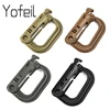 Grimloc Molle Carabiner D Style Locking Ring Plastic Clip Snap Key Buckle Equipment Carabiner Keychain ITW Fastener Bag Buckle ► Photo 1/6