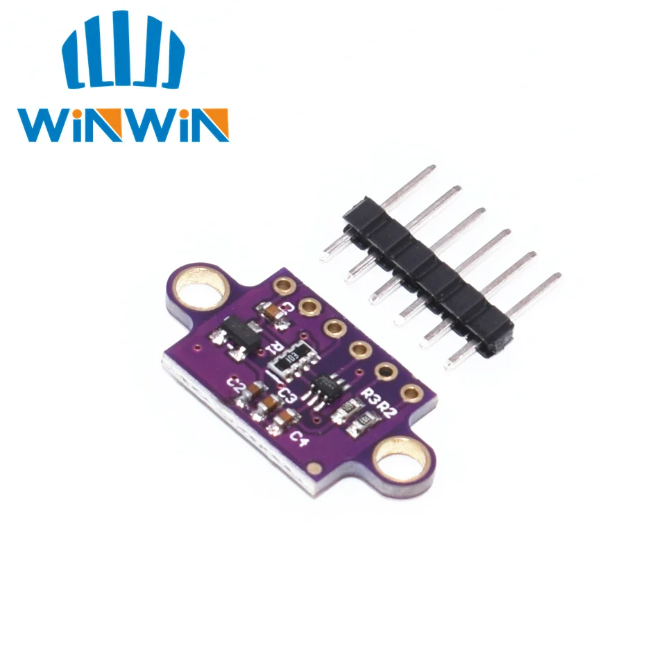 

VL53L0X Time-of-Flight (ToF) Laser Ranging Sensor Breakout 940nm GY-VL53L0XV2 Laser Distance Module I2C IIC 25MM*10.7MM