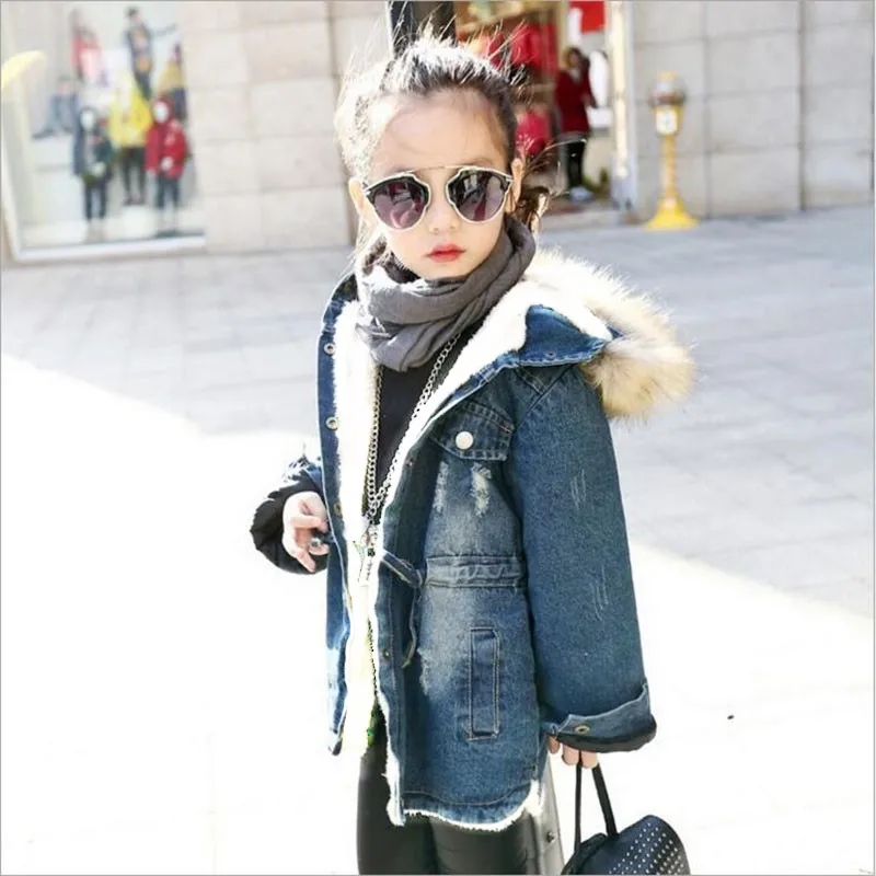 2016-New-Winter-Kids-Girls-Denim-Jacket-Children-Plus-Thick-Velvet-Jacket-Big-Virgin-Warm-Coat
