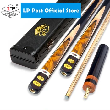 

LP WOLF 3/4 Piece Snooker Cue One Piece Billiard Cue Stick with Case with Extension Ash Shaft Snooker Stick 10mm Tip