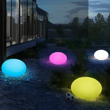 Thrisdar наружная садовая лампа с дистанционным управлением IP65 Водонепроницаемый плоский шар патио пейзаж Свадебная вечеринка дорожка уличный светильник