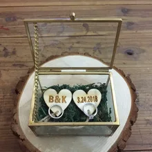 Коробка для предъявителя колец, Подарочная коробка для подружки невесты на заказ, индивидуальная подушка для колец в деревенском стиле, коробка для свадебного кольца, свадебный подарок