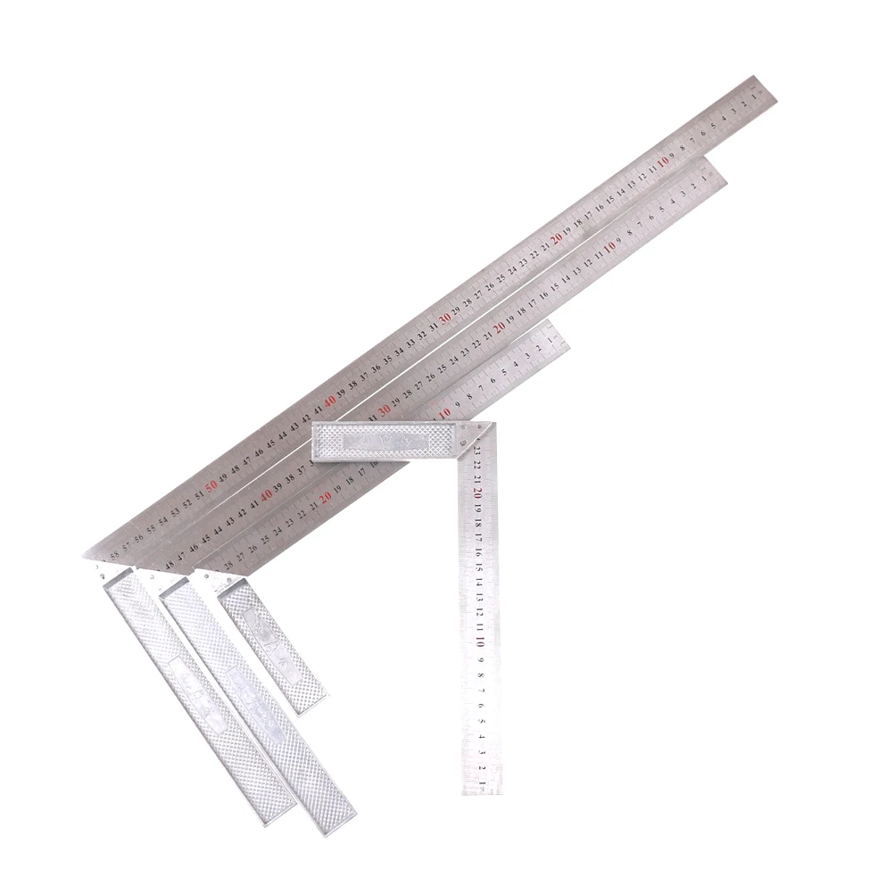 

4 Sizes Metal Engineers Try Square Set Measurement Tool Right Angle 90 Degrees