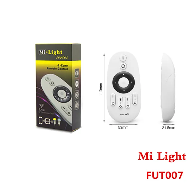Mi Light 2.4GHz 4 Zone CCT Remote Controller Wireless transmission