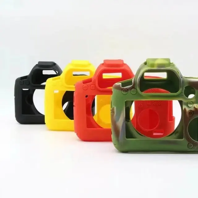 Sofe силиконовый резиновый защитный чехол для камеры чехол для Canon EOS 6D камера сумка камуфляж черный красный желтый