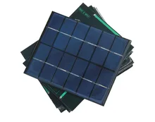 5 pcs/lot Solar Panel Charger 6V 2W Solar Cell Polycrystalline with cable 30cm 5V USB &diode DIY Mini Solar Charger Solar Panel