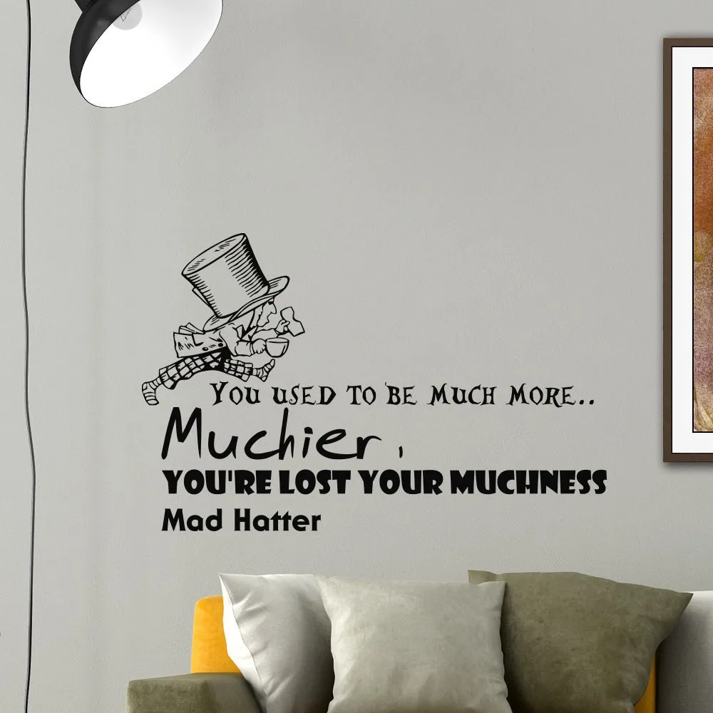 Home Decor Alice In Wonderland Wall Decals Home Nursery Bedroom