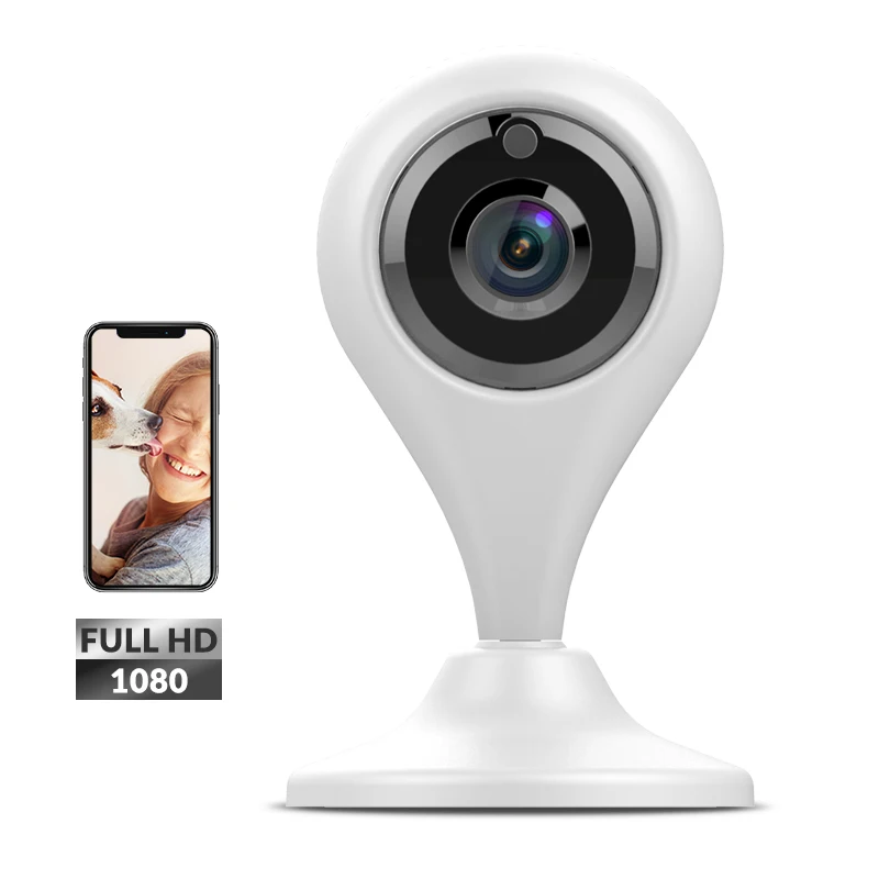 Indoor Smart Home Camera 1080P Powered By YI WIFI Security Cam Motion Detection Night Vision Two-Way Audio YI loT APP Cloud EU