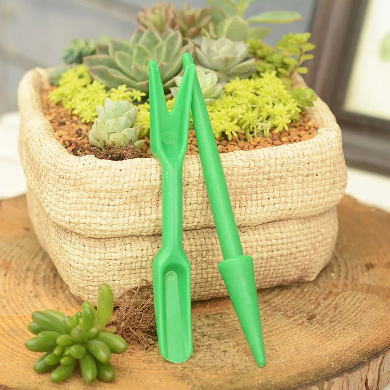 2pc/ set Transplanting Device Planters Dig Tool for Seedling Garden Nursery Trays