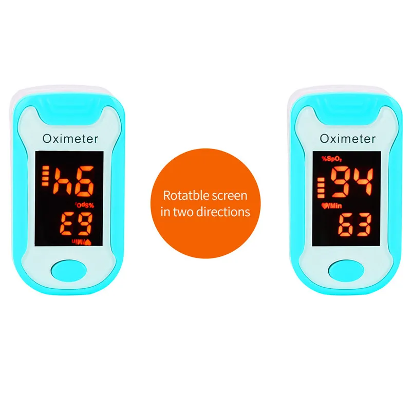 Medical Household Digital Fingertip pulse Oximeter Blood Oxygen Saturation Meter SPO2 PR oximetro de dedo saturimetro oximetro