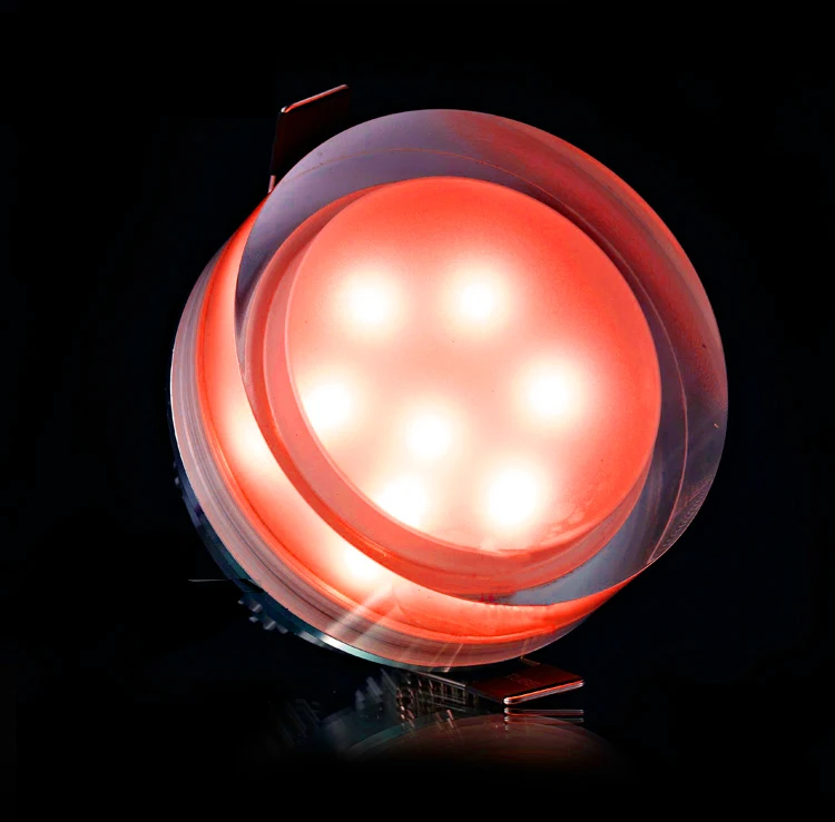 

Hot Sale !!! 1W Crystal Acrylic LED Recessed Ceiling Light Cabinet Fixture Lamp Bulb