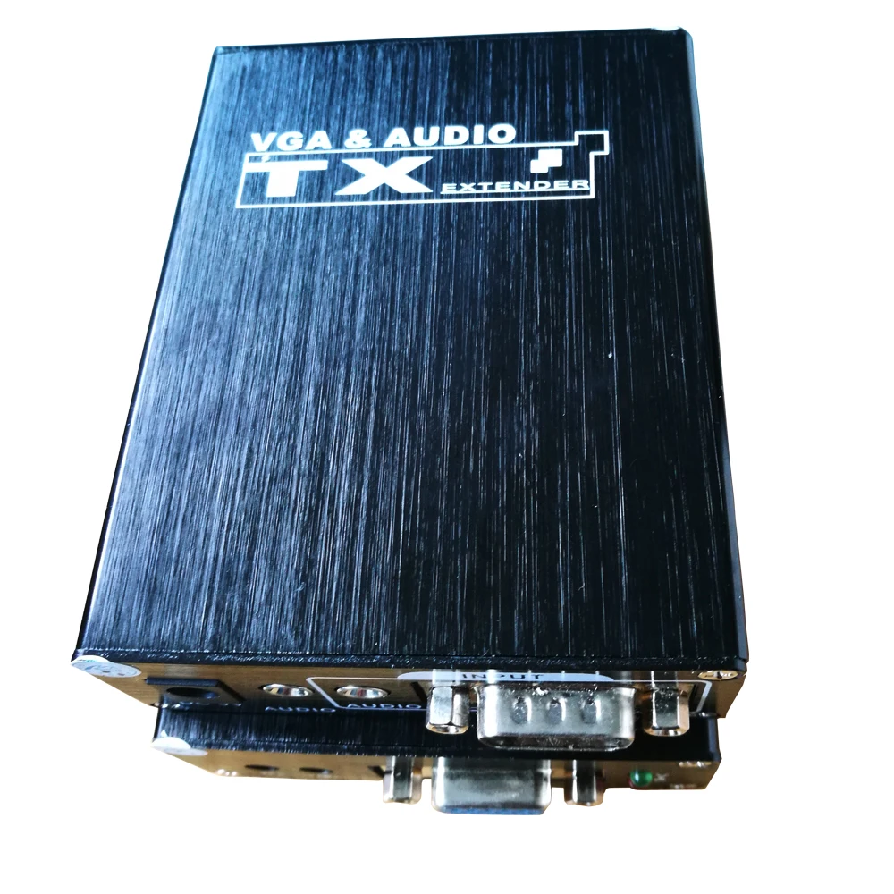 

VGA Extender -1080P VGA over Cat5/6 Cable Up to 200M ,VGA Transmitter&Receiver With Local Output