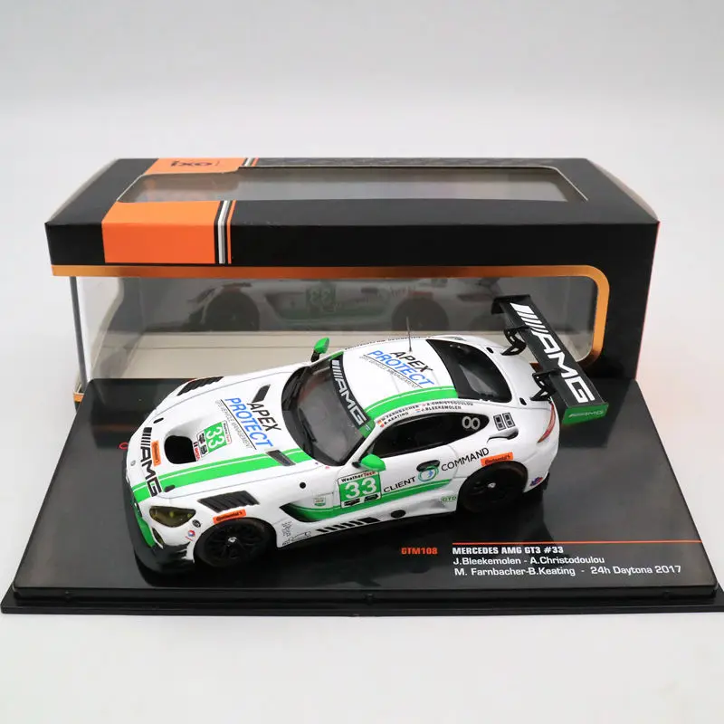 IXO 1:43 Mercedes AMG GT3#33 24 часа в сутки Daytona GTM108 Ограниченная серия коллекции