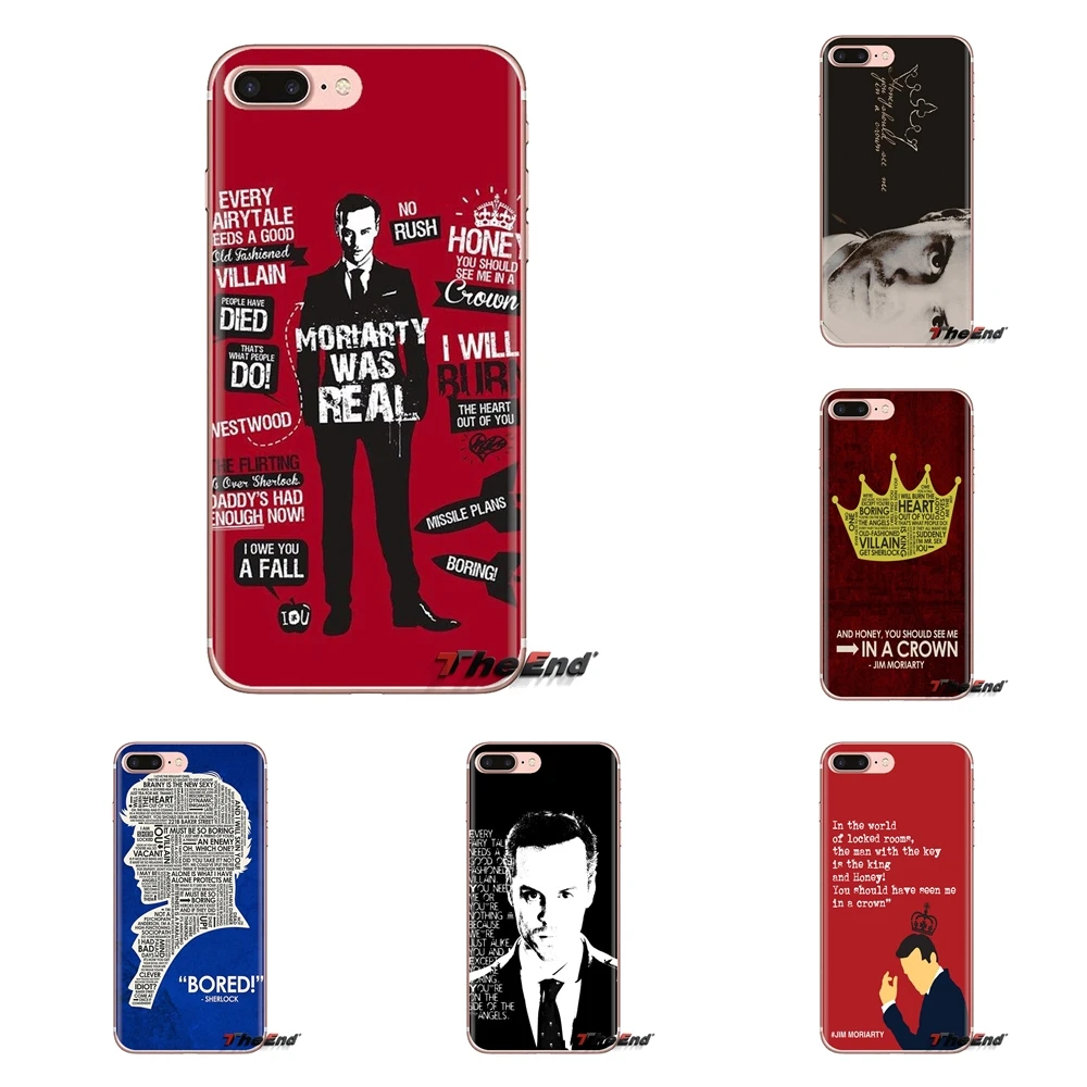 Jim Moriarty Sherlock Holmes Quotes For Sony Xperia Z Z1 Z2 Z3 Z5 compact M2 M4 M5 C4 E3 T3 XA Huawei Mate 7 8 Y3II Phone Covers |