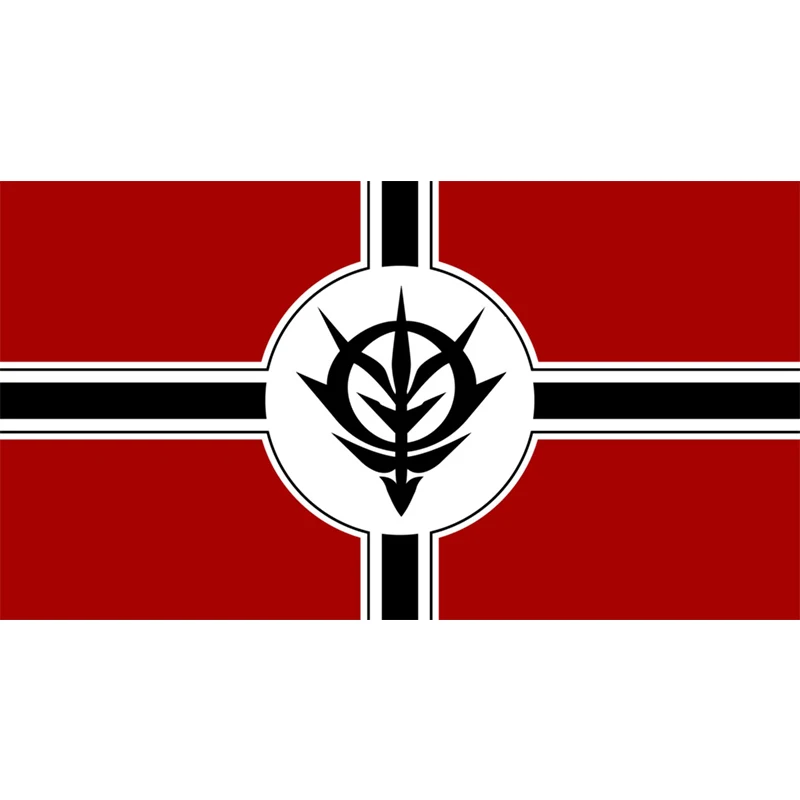 

Yehoy hanging 90*150cm UP Mobile Suit Gundam Zeon Flag For Decoration