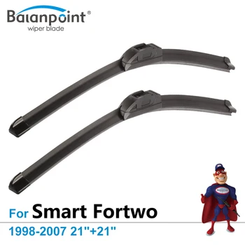 

Wiper Blades for Smart Fortwo Cabrio & Coupe 1998-2007 21"+21", Set of 2, Windscreen Wipers