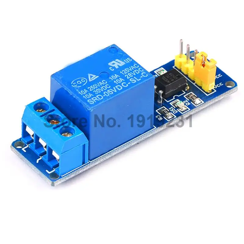 5 шт. 1 канал В реле модульный оптрон изоляция низкий уровень триггера для Arduino PIC AVR